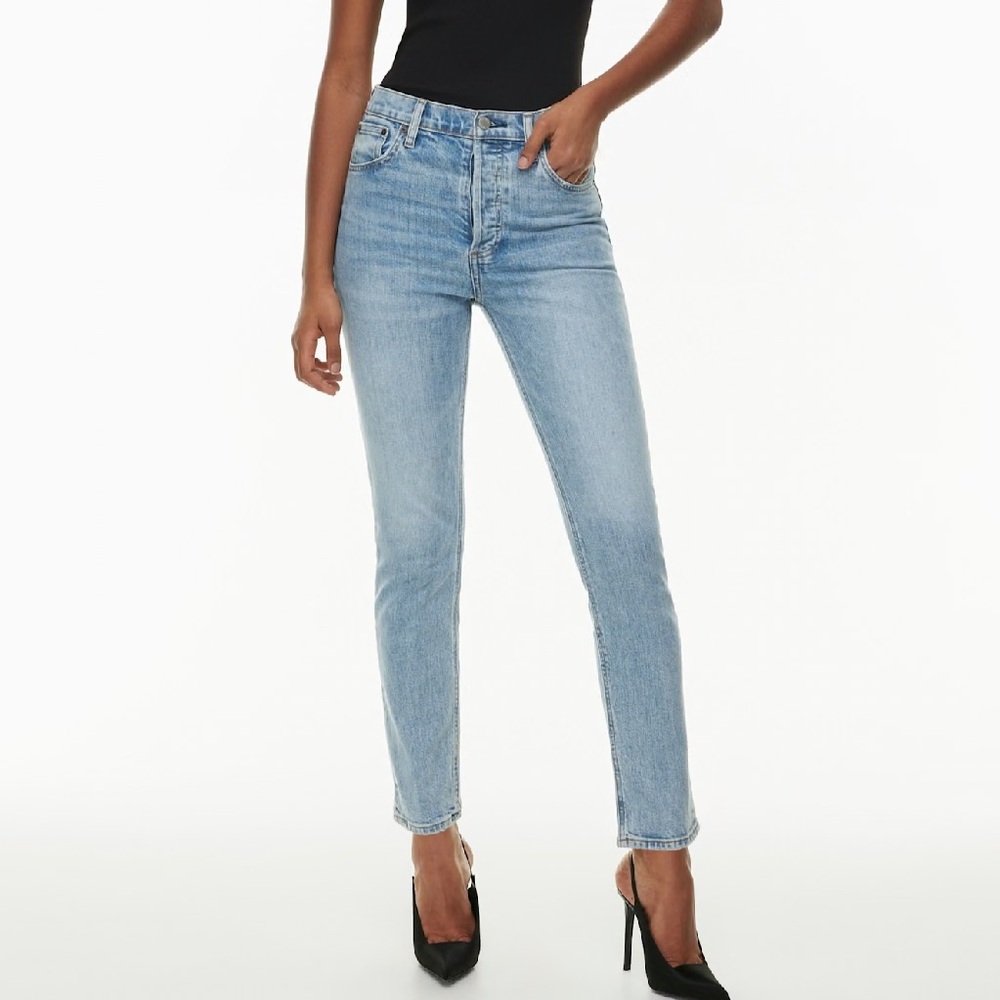 Aritzia Denim Forum Yoko High Rise Slim